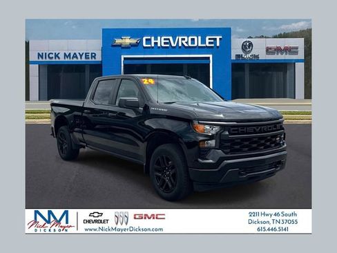 Used 2024 Chevrolet Silverado 1500 Custom AWD/4WD image 1