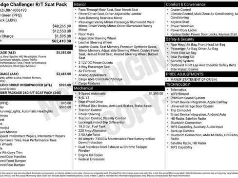 Used 2023 Dodge Challenger R/T Scat Pack w/ T/A Package RWD image 2