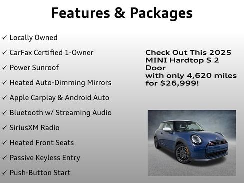 Used 2025 MINI Cooper S FWD image 4