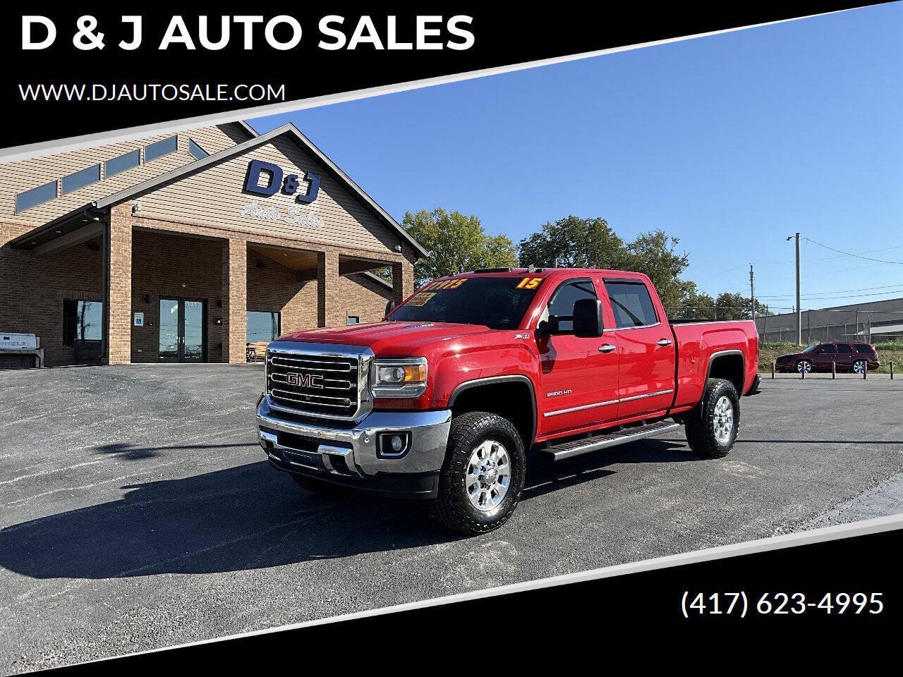 Used 2015 GMC Sierra 2500 SLT w/ Duramax Plus Package AWD/4WD image 1