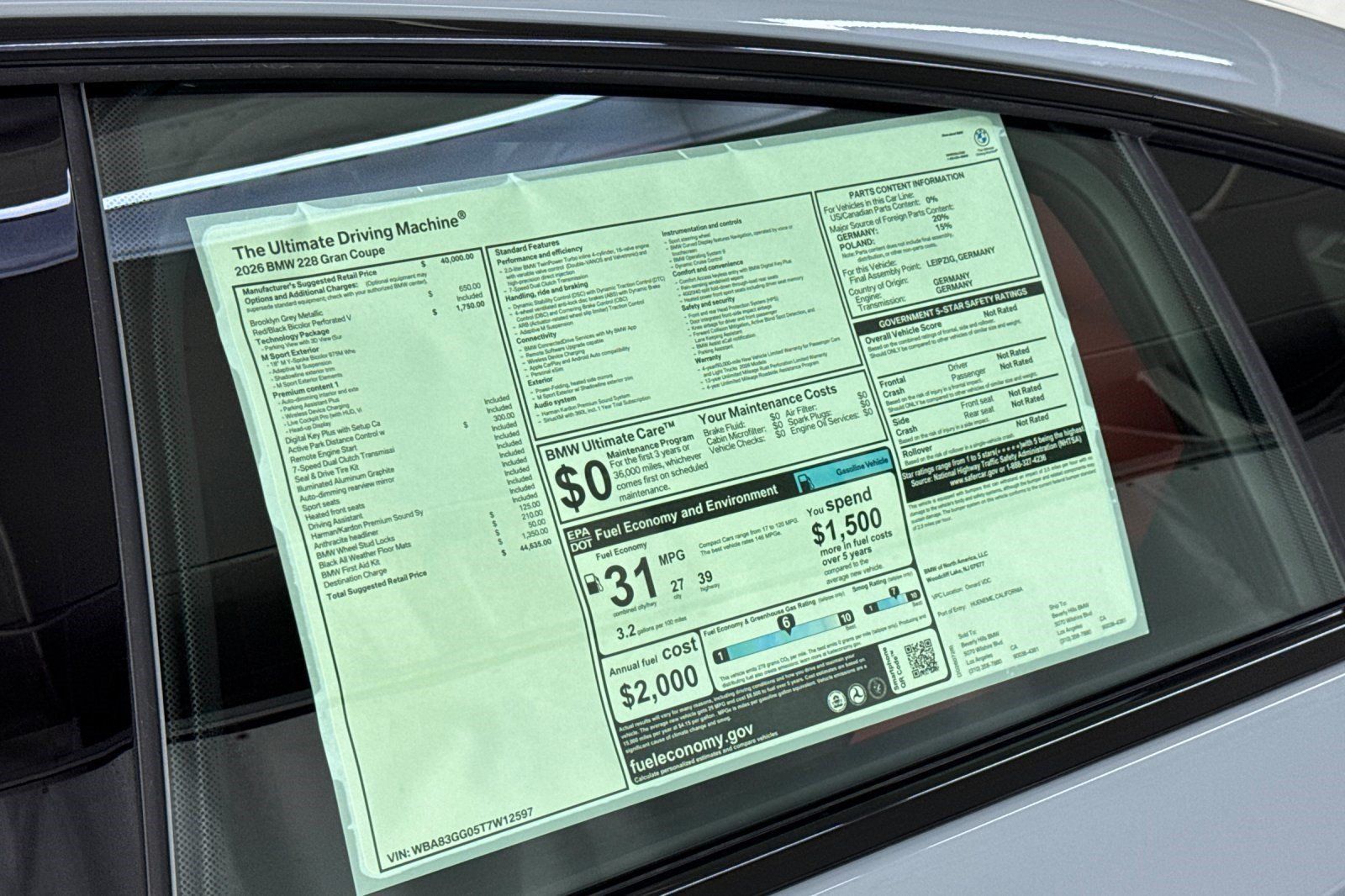 New 2026 BMW 228i w/ Technology Package FWD image 29