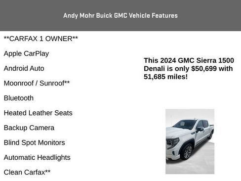Used 2024 GMC Sierra 1500 Denali w/ Denali Reserve Package AWD/4WD image 4
