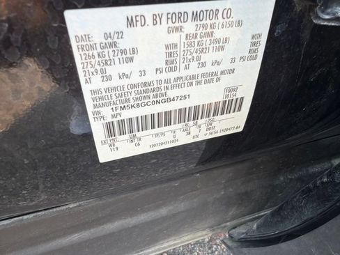 Used 2022 Ford Explorer ST w/ Equipment Group 401A AWD/4WD image 42