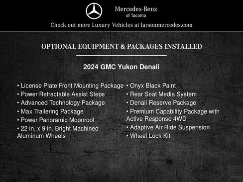 Used 2024 GMC Yukon Denali w/ Denali Reserve Package AWD/4WD image 3