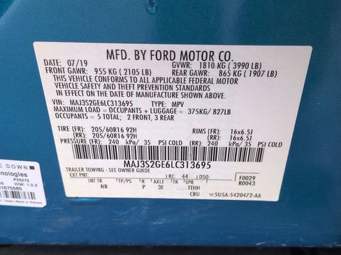 Used 2020 Ford EcoSport SE image 35