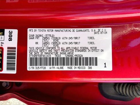 Certified 2024 Toyota Tacoma SR5 image 36