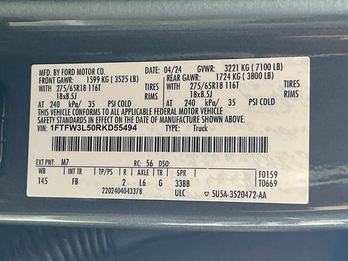 Used 2024 Ford F150 XLT w/ Equipment Group 302A MID AWD/4WD image 33