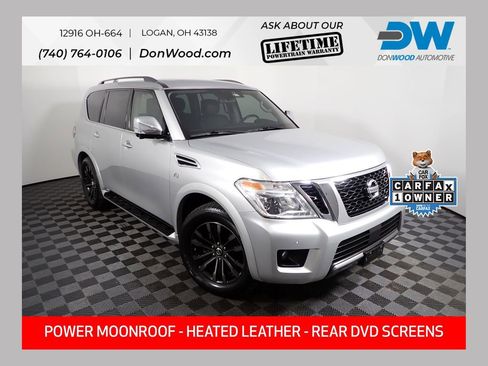Used 2019 Nissan Armada Platinum w/ Captain's Chairs Package image 1