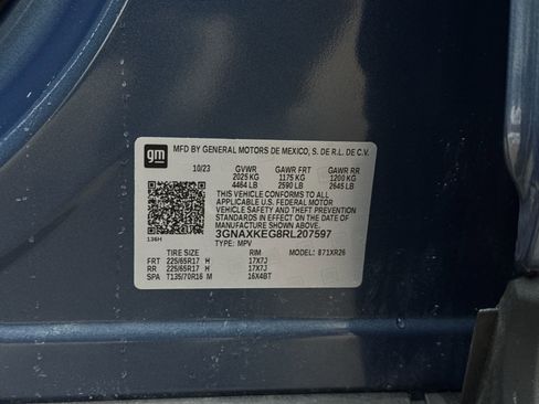 Certified 2024 Chevrolet Equinox LT w/ LPO, Floor Liner Package image 34