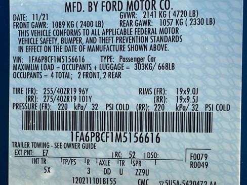 Used 2021 Ford Mustang GT Premium w/ GT Performance Package image 38