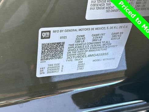 Used 2021 GMC Sierra 1500 SLT w/ SLT Premium Package image 40