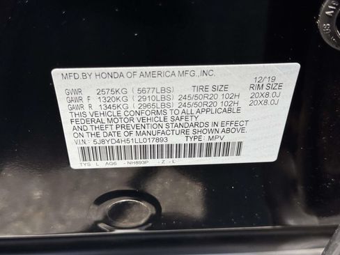 Certified 2020 Acura MDX SH-AWD w/ Technology Package image 17