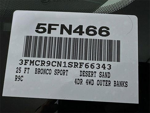 New 2025 Ford Bronco Sport Outer Banks w/ Outer Banks Tech Package+ image 18