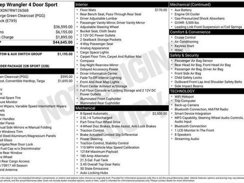 Used 2024 Jeep Wrangler Unlimited Sport AWD/4WD image 2