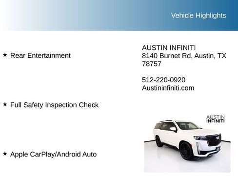 Used 2023 Cadillac Escalade Sport Platinum w/ LPO, ONYX Package image 10