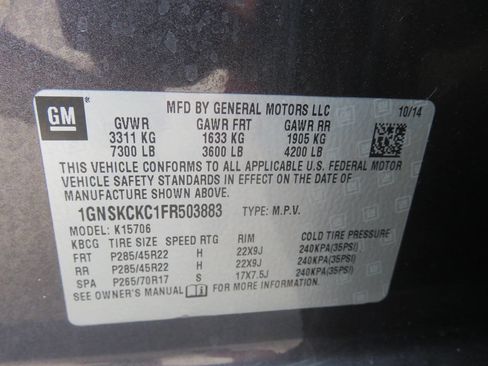 Used 2015 Chevrolet Tahoe LTZ image 39