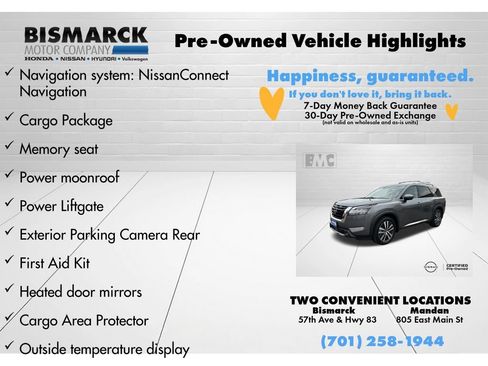 Used 2022 Nissan Pathfinder Platinum w/ Cargo Package AWD/4WD image 5
