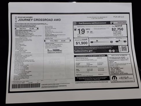 Used 2018 Dodge Journey Crossroad AWD/4WD image 21
