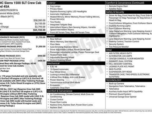 New 2026 GMC Sierra 1500 SLT w/ SLT Convenience Package AWD/4WD image 4