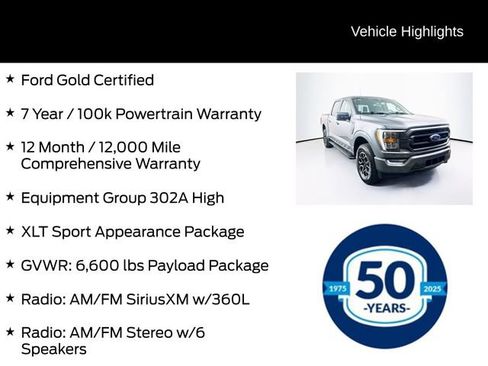 Used 2023 Ford F150 XLT w/ Equipment Group 302A High AWD/4WD image 6