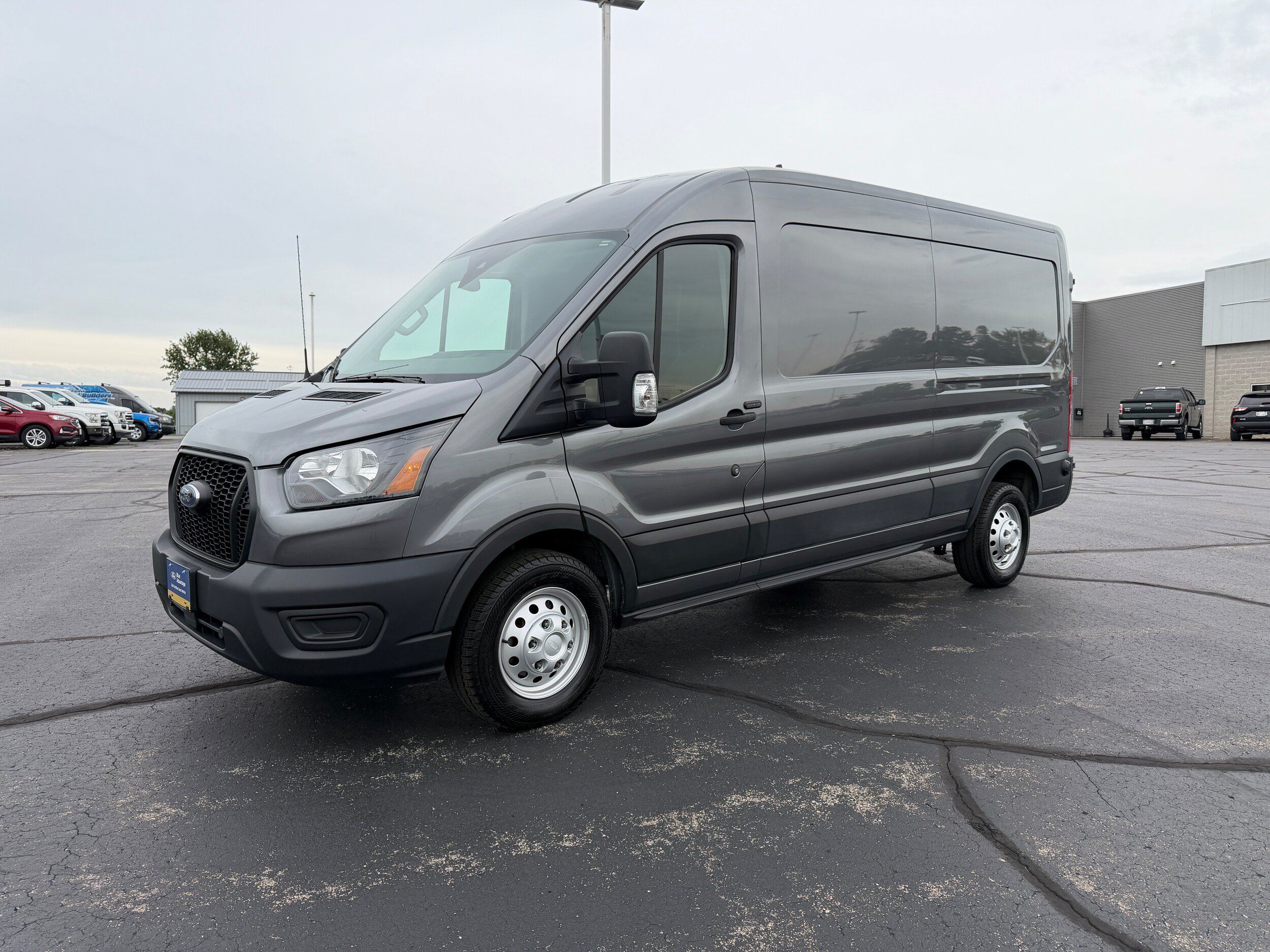 Certified 2023 Ford Transit 250 Medium Roof AWD w/ Interior Upgrade Package image 2