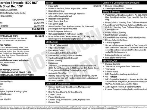 New 2026 Chevrolet Silverado 1500 RST w/ RST Select Package AWD/4WD image 71