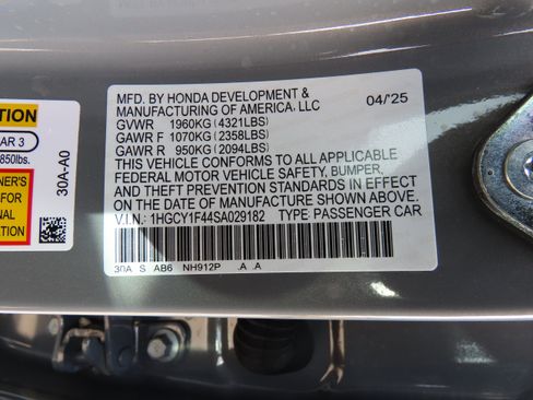 Used 2025 Honda Accord SE image 38