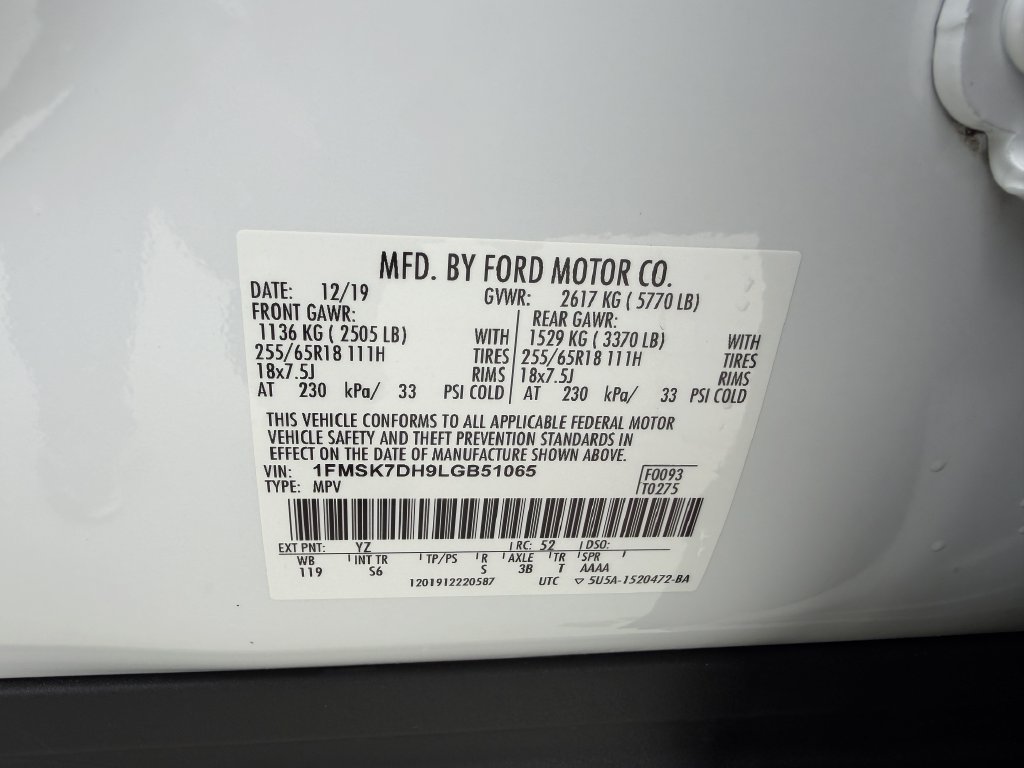 Used 2020 Ford Explorer XLT w/ Equipment Group 202A RWD image 29