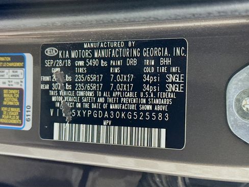 Used 2019 Kia Sorento LX image 44