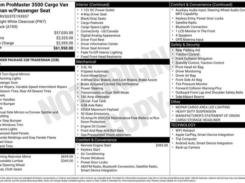 New 2026 RAM ProMaster 3500 FWD image 28