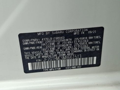 Used 2021 Subaru Crosstrek 2.5i Limited w/ Moonroof Package 1 image 30