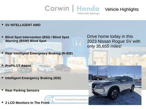 Used 2023 Nissan Rogue SV image 6