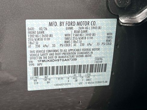 Used 2026 Ford Explorer Active AWD/4WD image 25