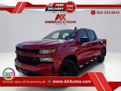 Used 2022 Chevrolet Silverado 1500 Custom w/ LPO, Blackout Package AWD/4WD image 1