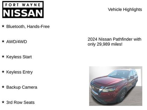 Used 2024 Nissan Pathfinder SL AWD/4WD image 8