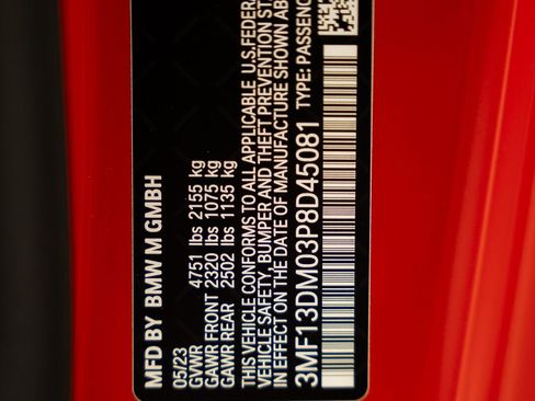 Used 2023 BMW M2 w/ Lighting Package RWD image 59