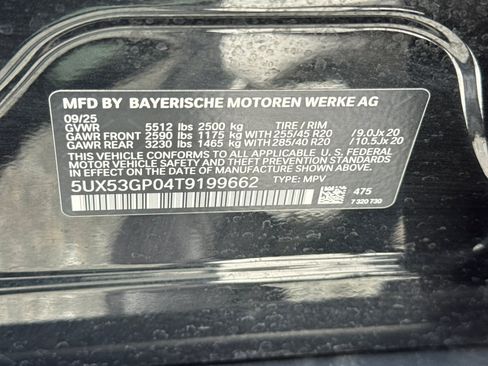 Used 2026 BMW X3 xDrive30i w/ Convenience Package AWD/4WD image 35