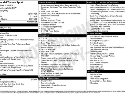 Used 2019 Hyundai Tucson Sport image 6