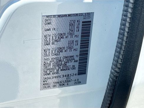 Certified 2026 INFINITI QX60 Luxe w/ Cargo Package FWD image 36
