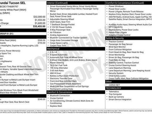 New 2026 Hyundai Tucson SEL AWD/4WD image 24