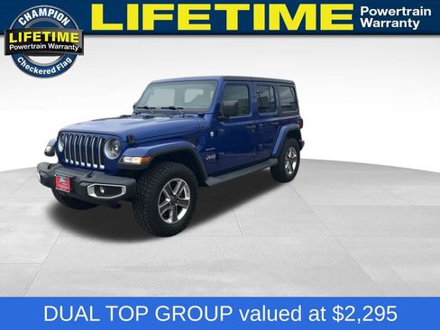 Used 2019 Jeep Wrangler Unlimited Sahara w/ Dual Top Group image 1