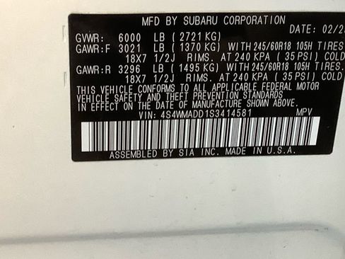Certified 2025 Subaru Ascent Premium AWD/4WD image 20