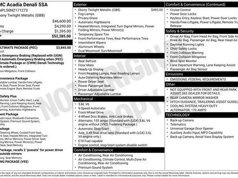 Certified 2022 GMC Acadia Denali w/ Denali Ultimate Package image 7