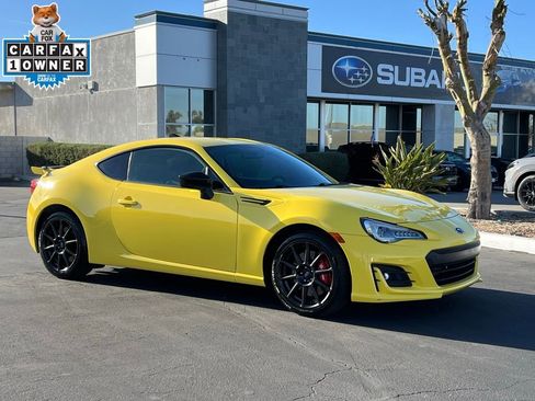 Used 2017 Subaru BRZ Series.Yellow RWD image 1