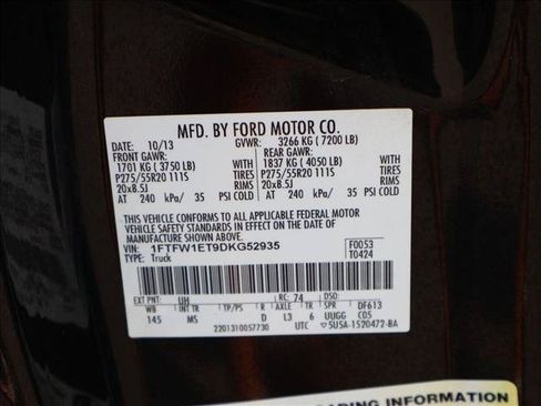 Used 2013 Ford F150 XLT w/ Luxury Equipment Group AWD/4WD image 30