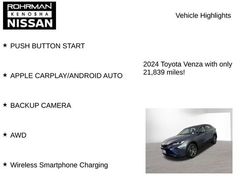 Used 2024 Toyota Venza LE image 7