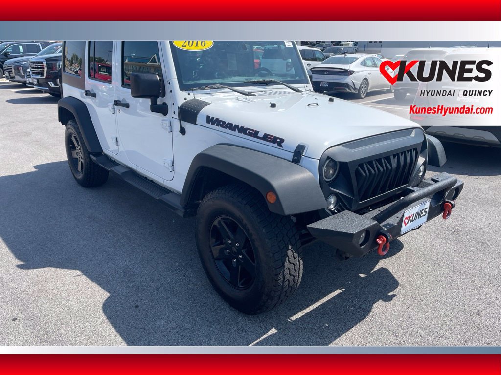 Used 2016 Jeep Wrangler Unlimited Sport w/ Quick Order Package 24S AWD/4WD image 1
