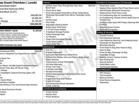 Used 2021 Jeep Grand Cherokee L Laredo w/ Luxury Tech Group I image 15