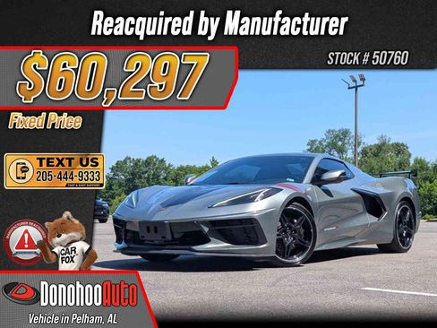Used 2022 Chevrolet Corvette Stingray Convertible w/ Z51 Performance Package RWD image 1