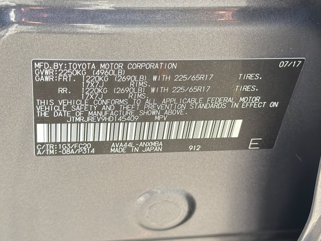 Used 2017 Toyota RAV4 XLE w/ Convenience Package AWD/4WD image 34
